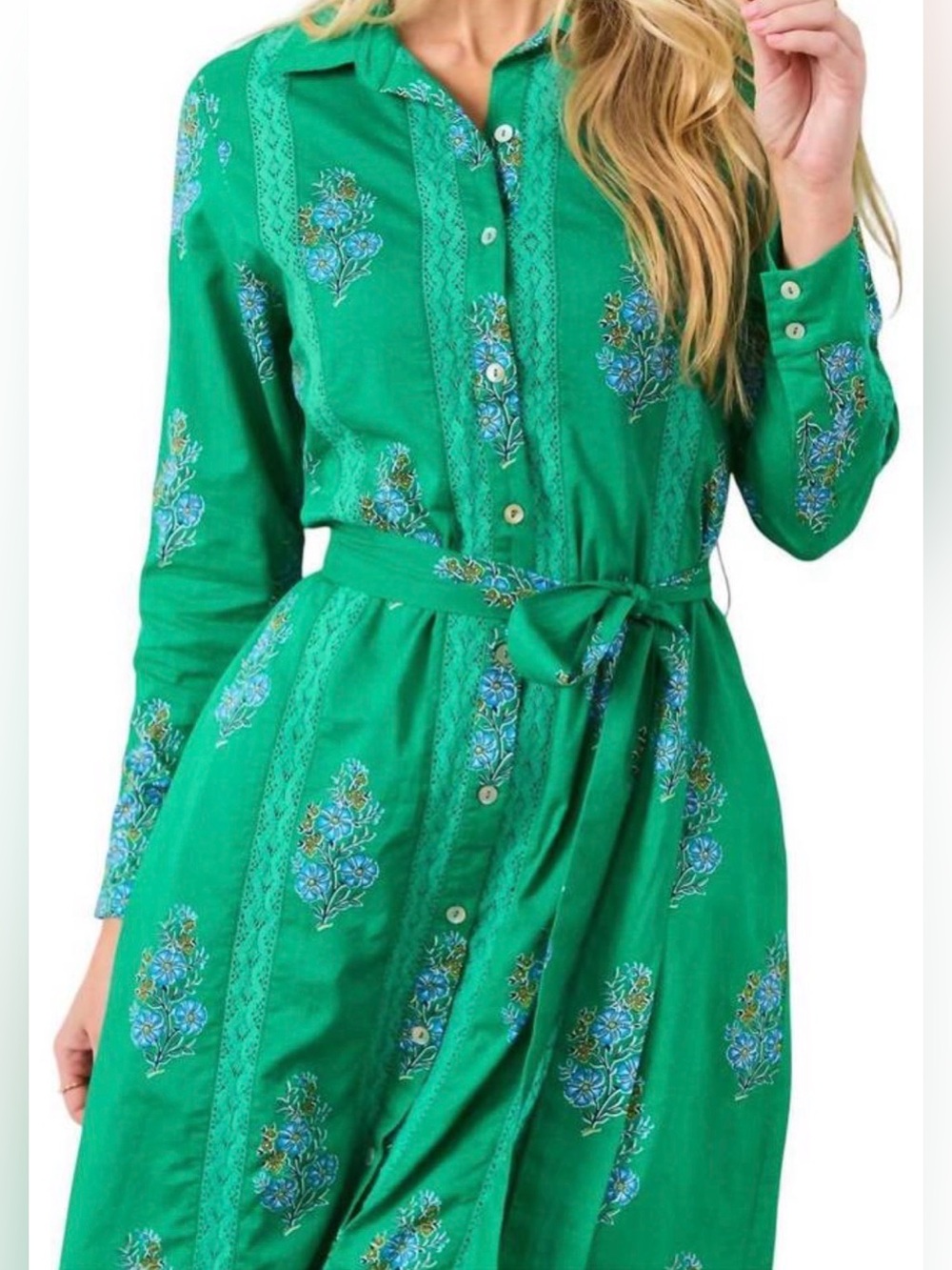 PRINTFRESH meredith midi dress in bouquet blossoms size XL - Picture 2 of 15